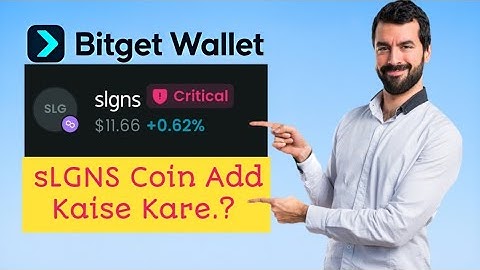 How to add sLGNS to Bitget Wallet || Why is it shown as Critical in sLGNS Coin?