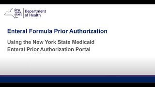 Enteral Web Portal