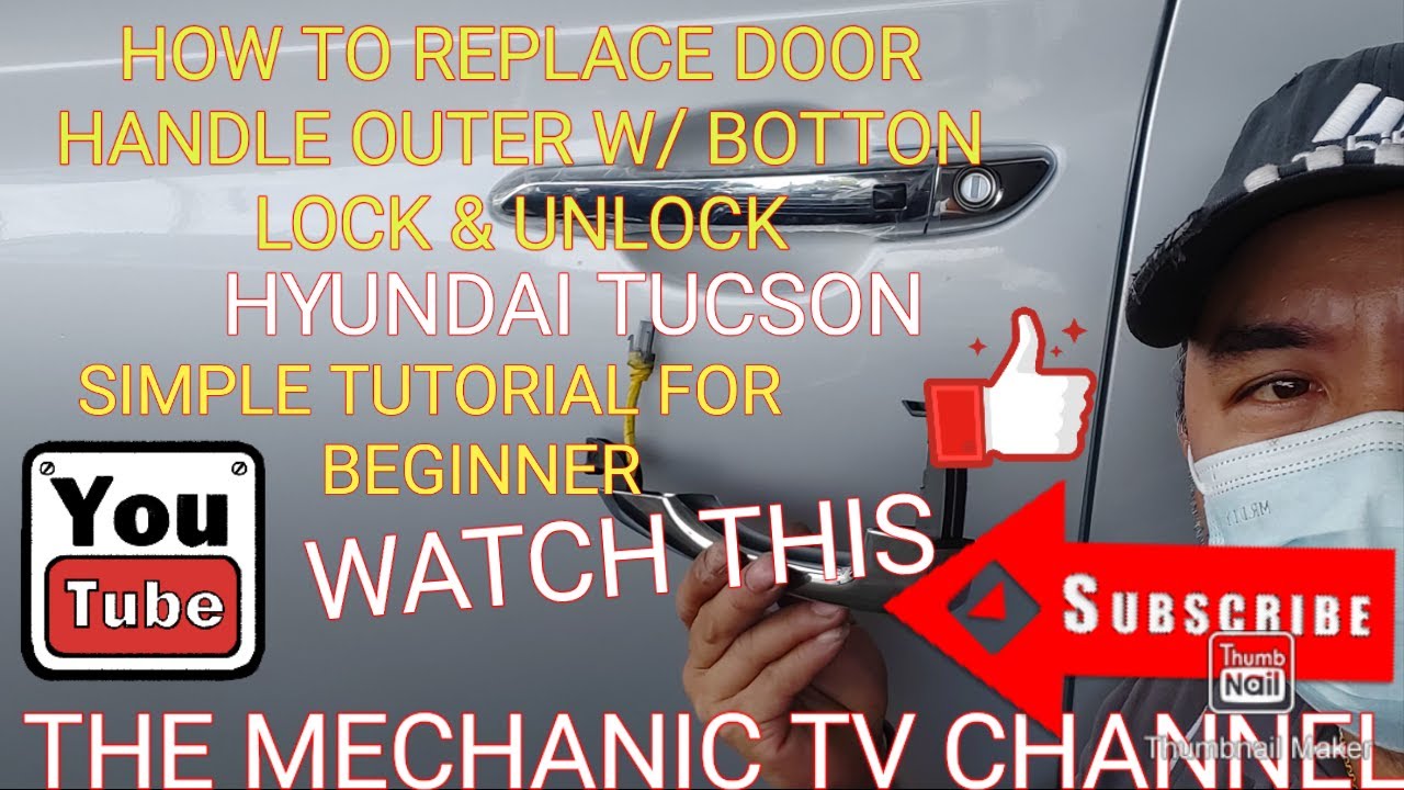 # HOW TO REPLACE DOOR HANDLE OUTER W/ LOCK & UNLOCK BOTTONMALFUNCTION ...