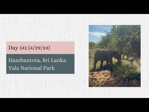 Day 141: (4/29/24) Hambantota, Sri Lanka - Yala National Park on the Ultimate World Cruise Video Thumbnail