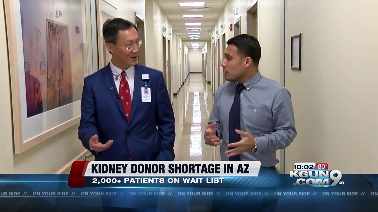 Donor shortage means long wait for kidneys in Arizona
