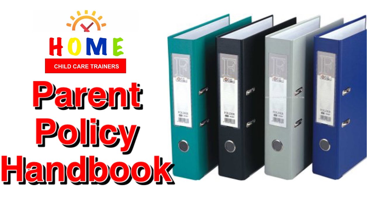You need a parent handbook home child care daycare youtube