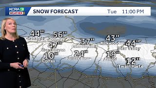 Alert Day: Rain and heavy snow in Northern California