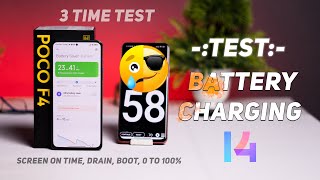 POC0 F4 MIUI 14.0.2 Battery Charging Test, battery Backup test, Drain test, Boot test, 3 Time Test screenshot 2