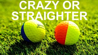 CRAZY GOLF BALL OR WILL IT HELP YOU HIT IT STRAIGHT