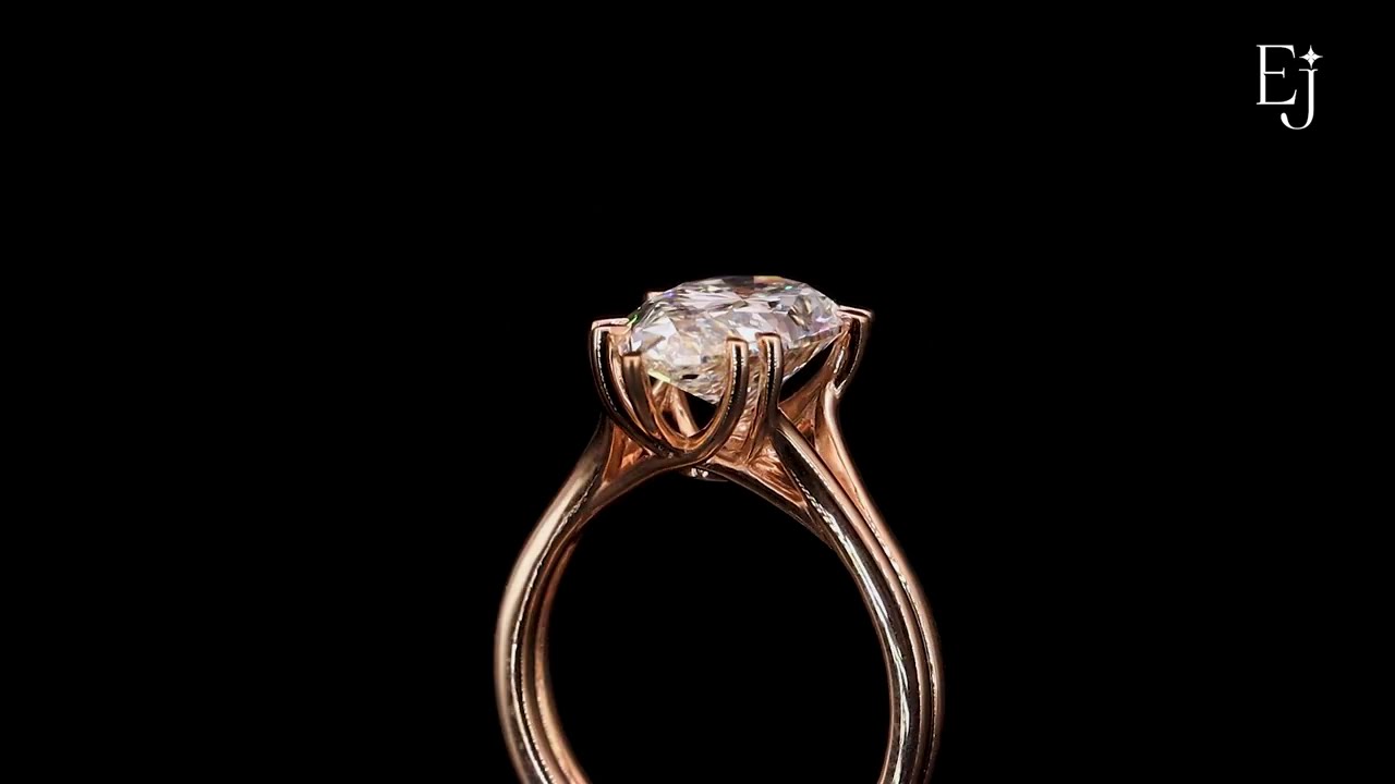 Pear Trilogy Engagement diamond Ring 