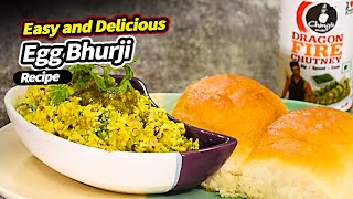 Easy and Delicious Egg Bhurji with Dragon Fire Chutney | Chef Harpal Singh | Chings Secret