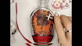 How I made a decorative maple syrup bottle 🍁