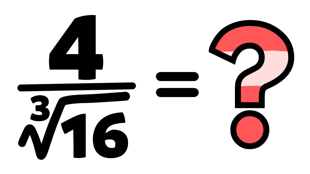 Racionalização de uma Raiz Cúbica