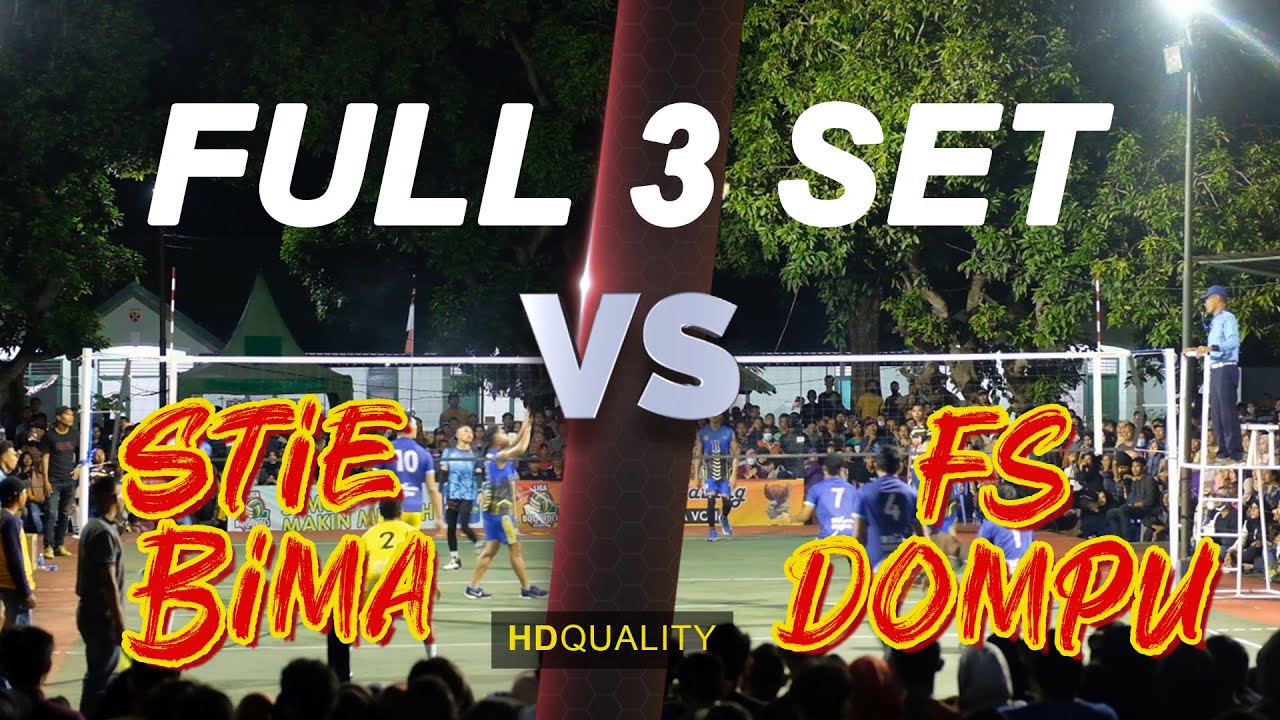 HD QUALITY!!! FULL 3 SET SEMIFINAL LIGA VOLI WALIKOTA BIMA 2022 STIE BIMA VS FOR SENAYAN DOMPU