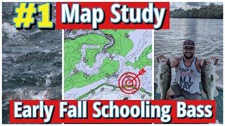 Everyone LIES about Early FALL Fishing!!! MAP Study for Schooling Bass!!!