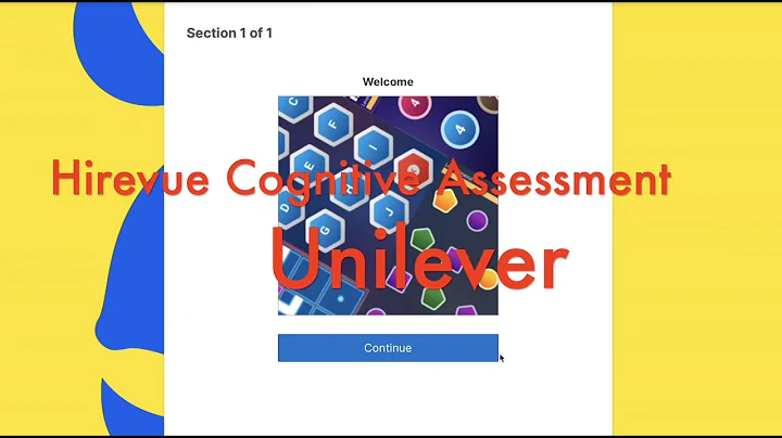 Hirevue Cognitive Assessment Level 2 - Interview Unilever 2023 - DayDayNews
