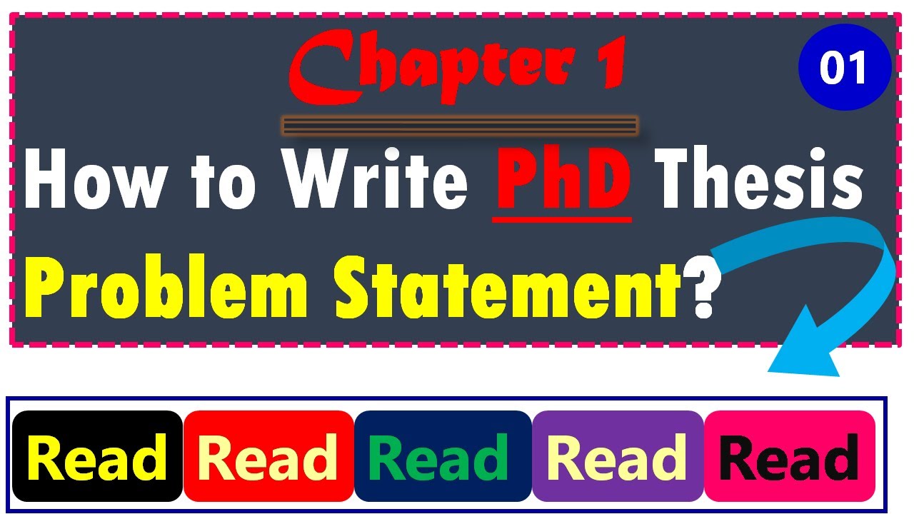 problem statement in phd thesis