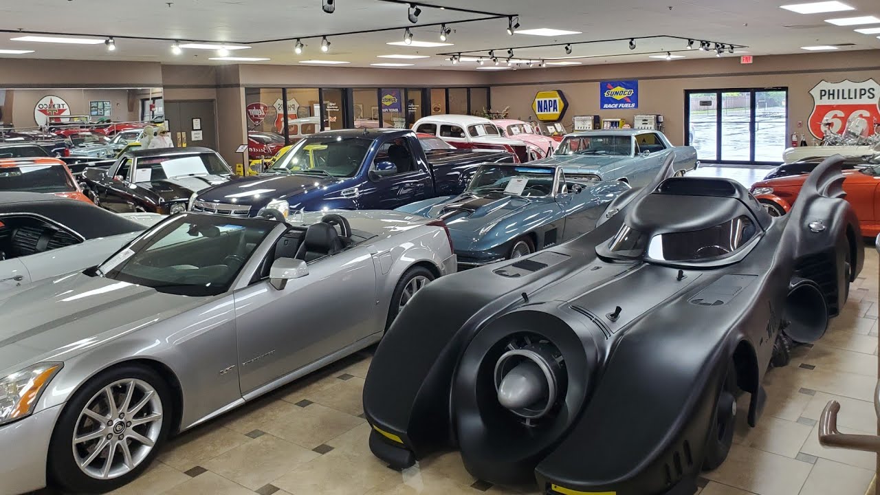 Tour of the rare classics from Ideal Classic Cars (Batmobile, Nascar, 68 GT350, Panos, 50s Speedster