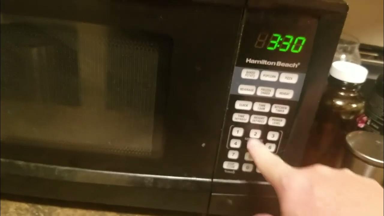 How To Set EXACT Kitchen Timer On Hamilton Beach Microwave Setting how-to-set-exact-kitchen-timer-on-hamilton-beach-microwave-setting