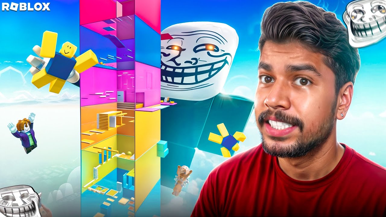 Not ending until I finish Roblox Troll Tower 😂!! NoobMaster Live