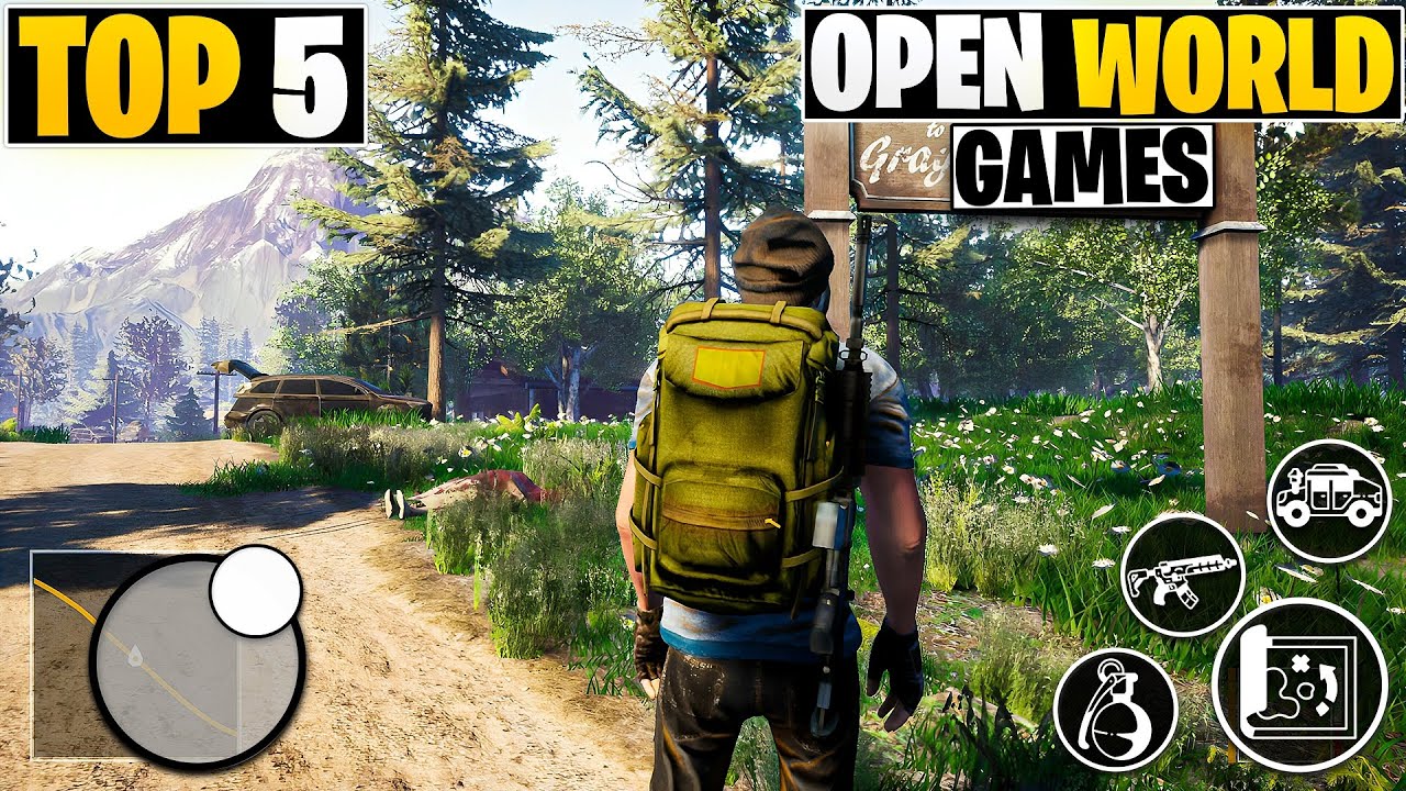 5 Best Open World Games For Android In Hindi︱Best 5 Android Open World ...