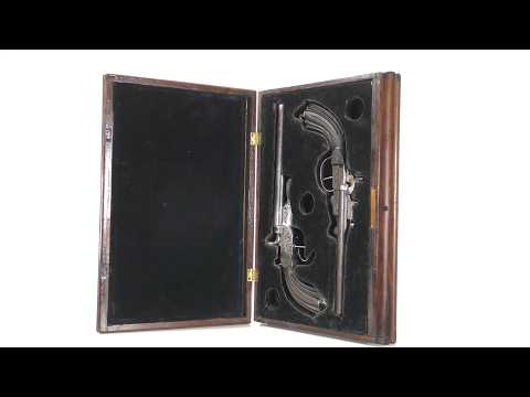 1800's Belgium Howdah Pistols. PinFire/Center Fire Shooting