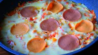 شكشوكه بالطماطم والجبنة الذ فطور صباحي سهل وسريع من قناة المورزليرا (: