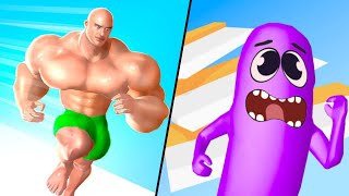 Muscle Rush | Wacky Run / All Level Gameplay: Android,iOS screenshot 2