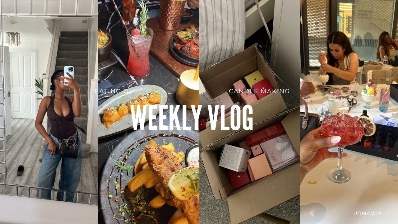 Еженедельный видеоблог: изготовление свечей | ужин | PR-распаковка | шопинг-маркетинг и многое др...