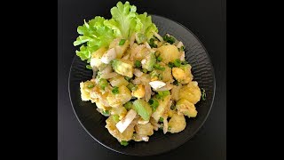 Картофельный салат с авокадо и яйцом | Рецепт с сумахом Картофельный салат с авокадо и яйцом | Рецепт с сумахом