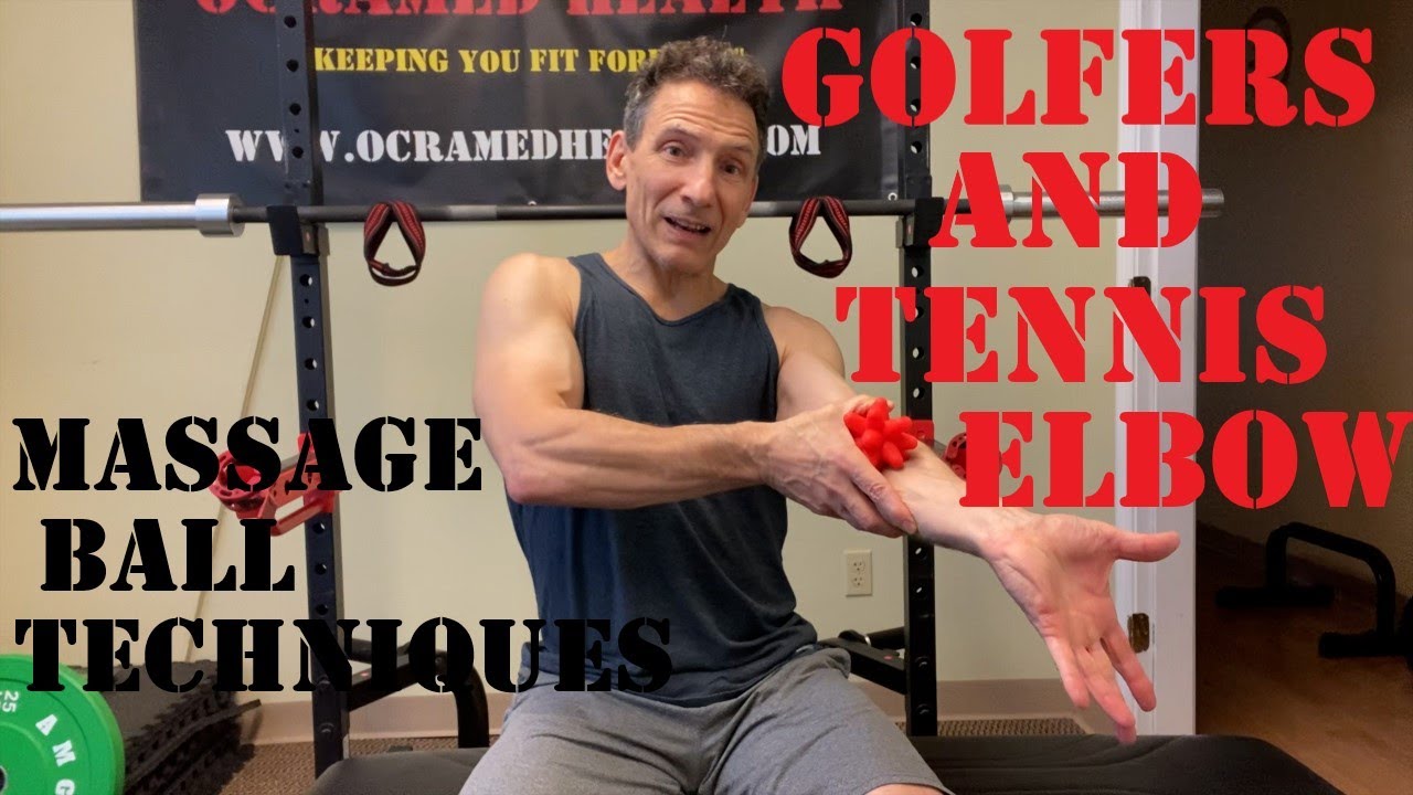 How To Heal Golfer's & Tennis Elbow With A Massage Ball YouTube