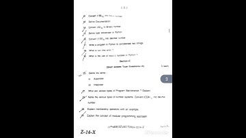 Class 11 Computer science 2024(X) Paper JKBOSE