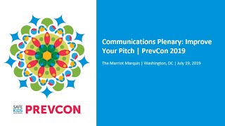 Communications Plenary: Improve Your Pitch