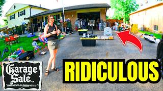 THESE YARD SALE PRICES WERE ABSOLUTELY ABSURD