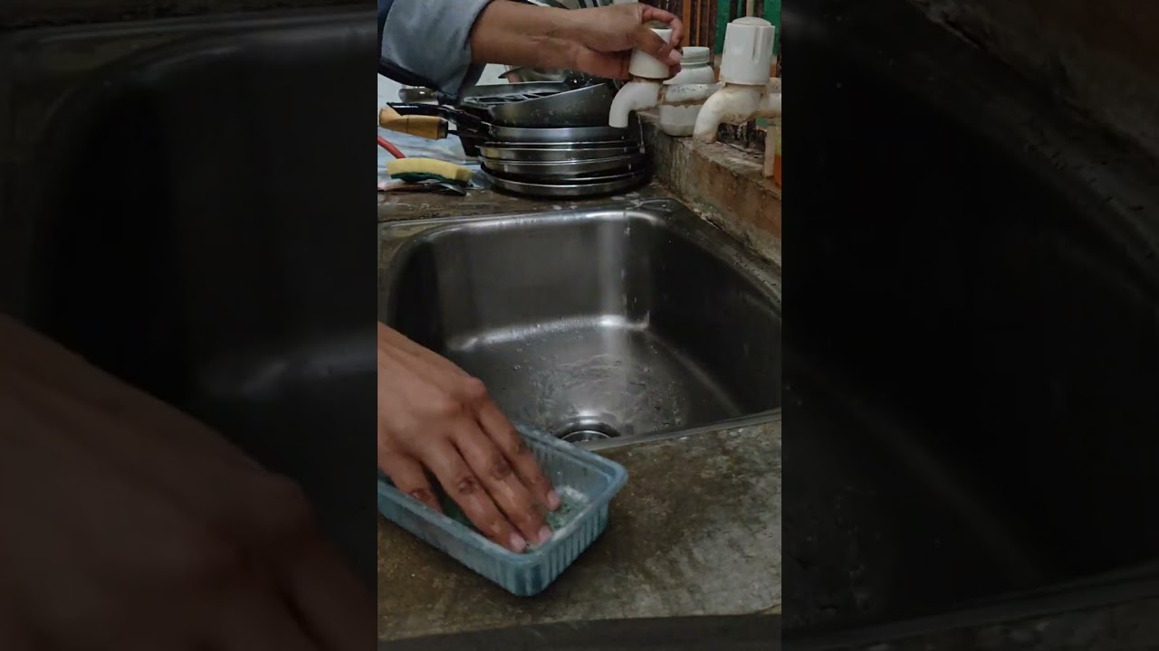 ASMR Dishwashing 