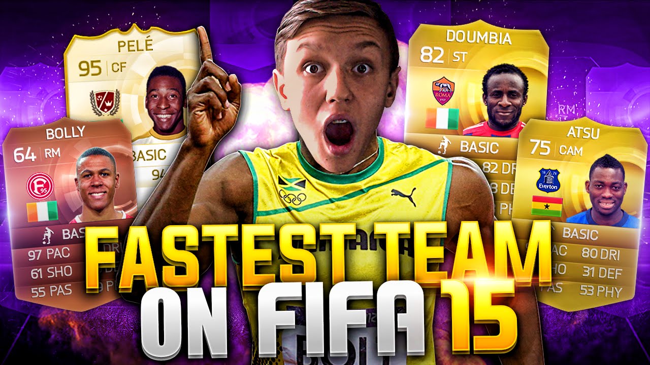 THE FASTEST TEAM ON FIFA 15!!!! FIFA 15 ULTIMATE TEAM
