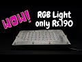 RGB LED FLOOD 50W LIGHT with LED Remote Control Unboxing and Review