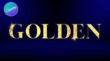 How to create a Gold Foil Effect for Font in Canva (Beginner Friendly)