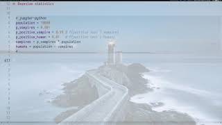 introduction to Bayesian analysis with python and emacs