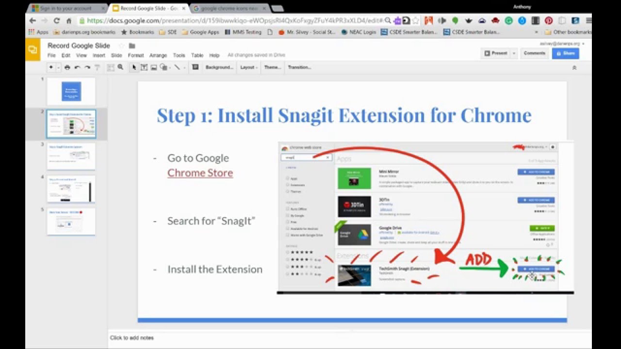 how to record google slide presentation