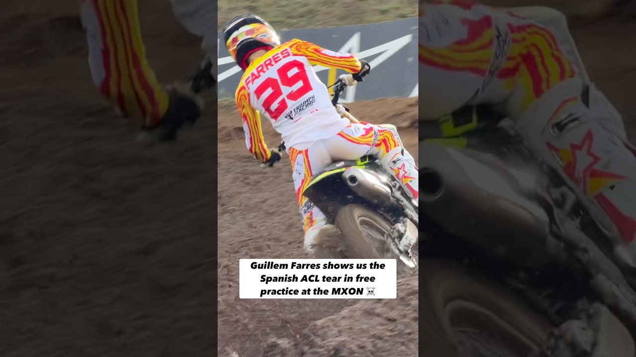 The Spanish MXON ACL Tear National #dirtbike#motocross#racing#fyp#iphone#viral#bike#rider#race#fun