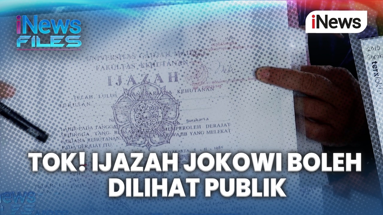 Publik Bisa Lihat Ijazah Jokowi, Putusan PTUN Jadi Baba… — Transcript
