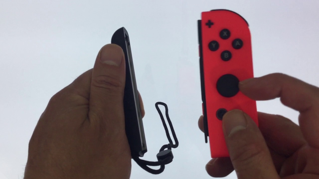 How to remove the Nintendo Switch Joy Con Wrist Strap (unstick from upside  down position) - YouTube