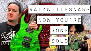 How Steve Vai REALLY Played "Now You're Gone" (Whitesnake)!