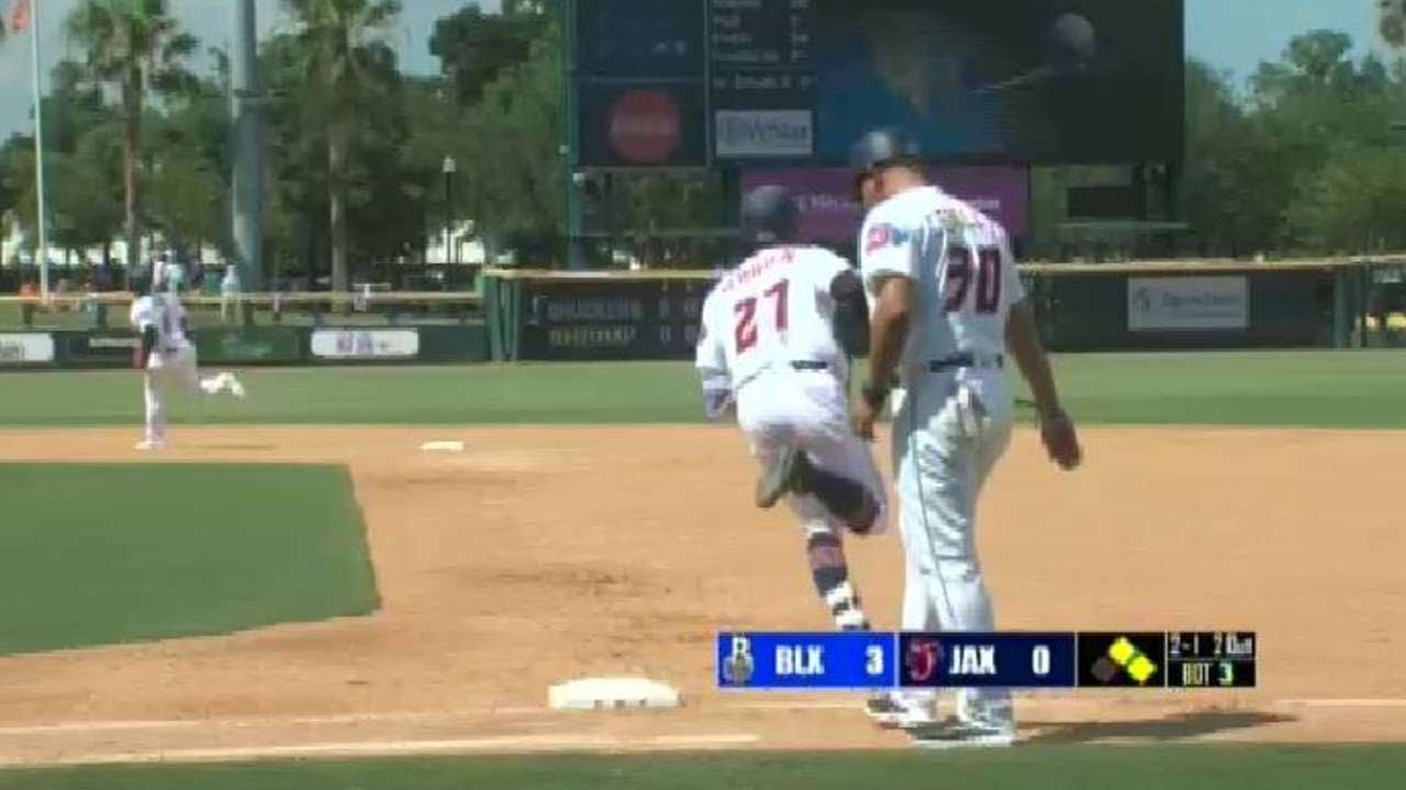 O'Brien goes yard again for Jacksonville