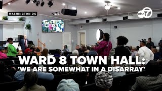 Ward 8 residents demand answers amid budget crisis at packed town hall