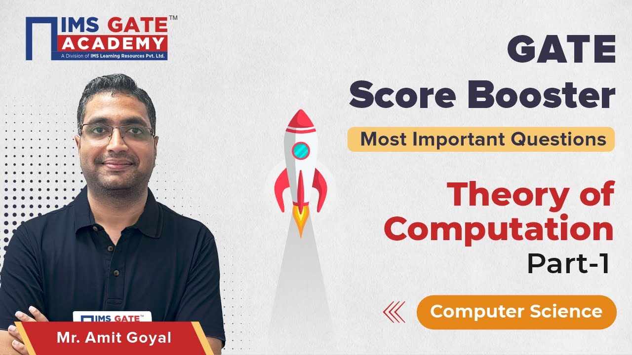 Theory of Computation - 1 for GATE 2023 | GATE Score Booster by Amit ...