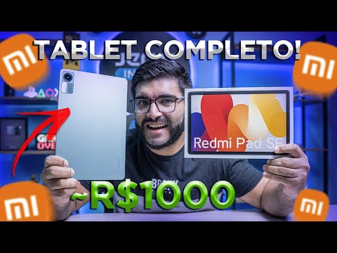 CHEGOU! Redmi Pad SE é o TABLET mais BARATO dos ÚLTIMOS TEMPOS! Unboxing e testes