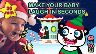 Make Your Baby Laugh with Goofy Panda & BeeBee | 🎅 Happy Christmas | NERONI kids