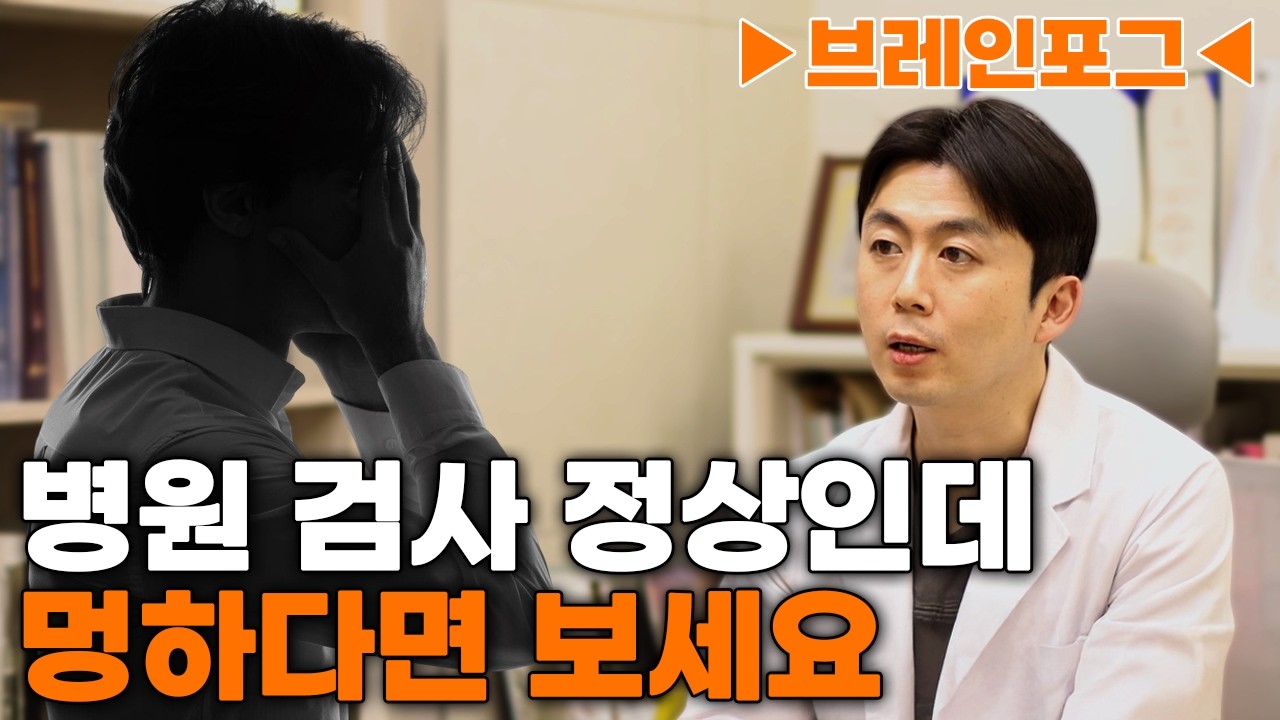 뇌 영양제? 다 소용없습니다. 머리가 멍한 진짜 이유는 따로 있습니다 (브레인포그)