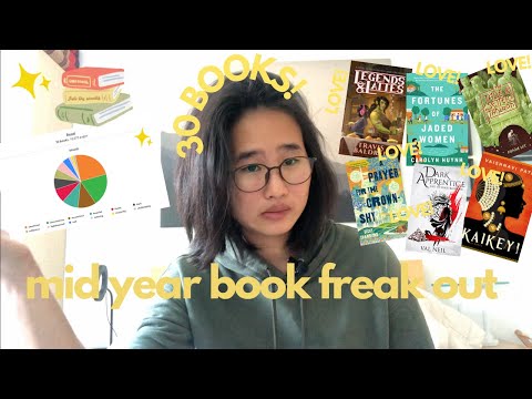 🌿 I READ 30 BOOKS SO FAR in 2022 + STATS + my best and worst reads | mid year book freak out tag 🔖