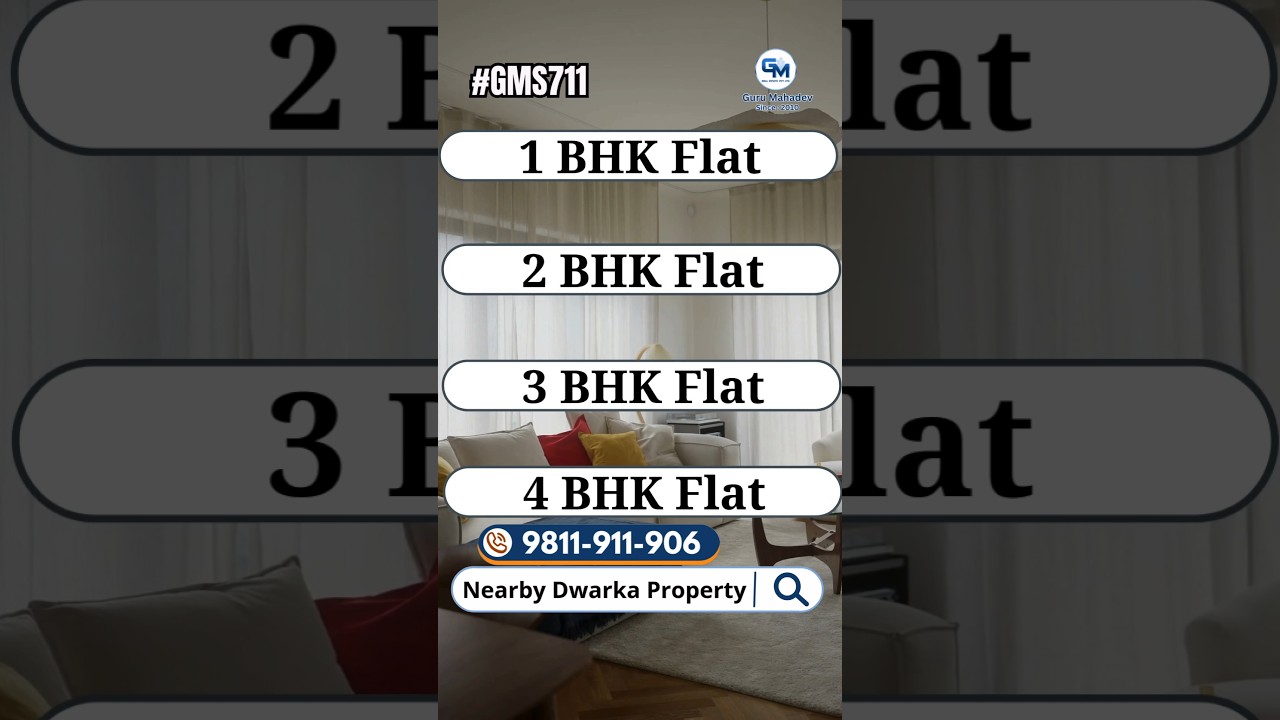 Ready to Move Flats in Dwarka | Luxury 2 bhk and 3 bhk flats in Dwarka with loan facility