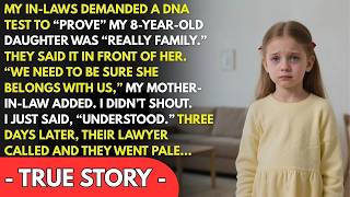 My in laws demanded a DNA test at Christmas and said it right in front of my 8 year old…