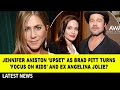 Jennifer Aniston &#39;upset&#39; as Brad Pitt turns focus on ex Angelina Jolie?